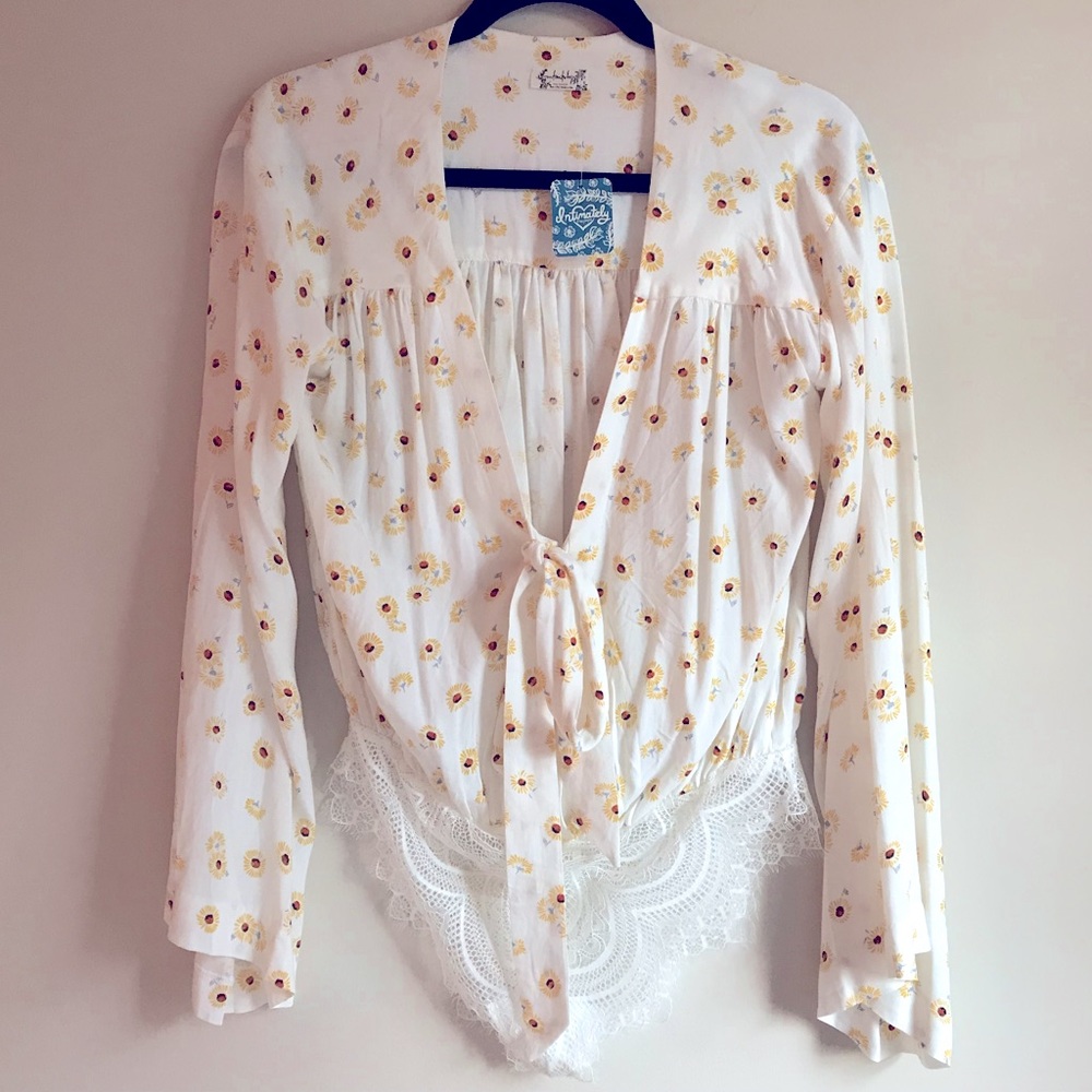 Free People NWT Forties Feel Body Suit